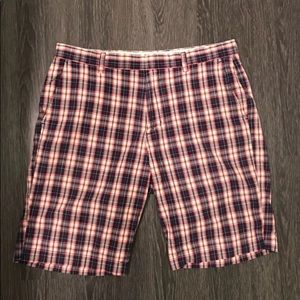J.Crew Red, White, & Blue Plaid Shorts